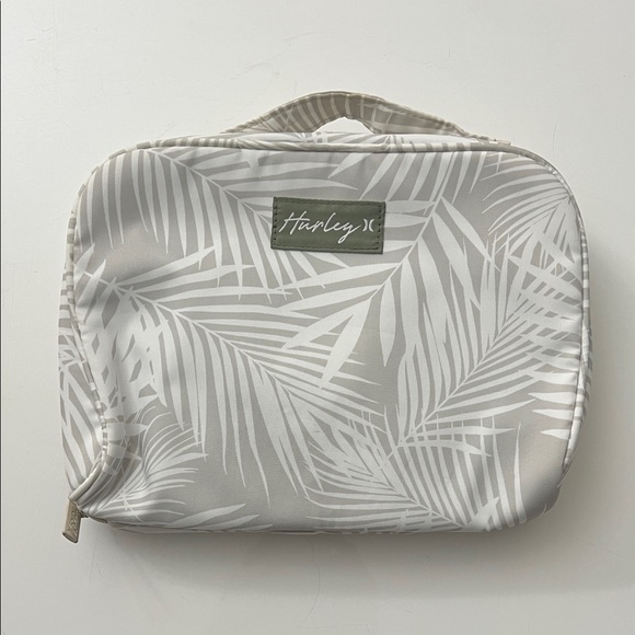 Hurley Handbags - Hurley Gray Palm Leaf Personal Carry Bag